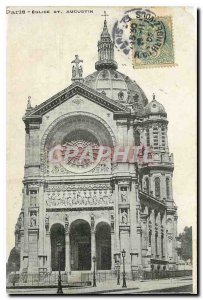 CARTE Postal Former Paris St Augustin Church