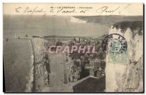 Old Postcard Panorama Treport