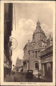 Rosario Argentina Jockey Club Street Scene c1910 Vintage Postcard