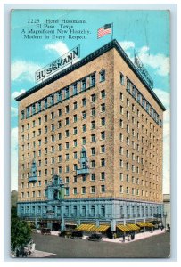 1935 Magnificent New Hostelry Hotel Hussman El Paso Texas TX Postcard 