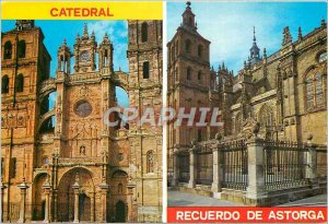 Postcard Modern Recuerdo Catedral de Astorga (Leon)