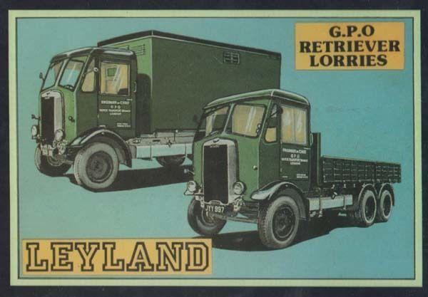 Royal Mail GPO Retriever Van Vans LeylandTransportation Vehicle Postcard