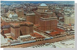 Atlantic City, New Jersey/NJ Postcard, Aerial View Of Chalfonte-Haddon Hall