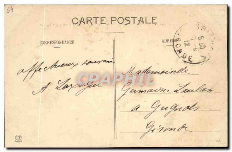 Postcard Old High Valley Aspe The Somport The tray of the section house befor...