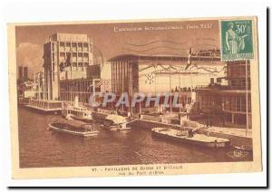 Paris (16th) Old Postcard Paris International Exhibition in 1937 and Pavilion...