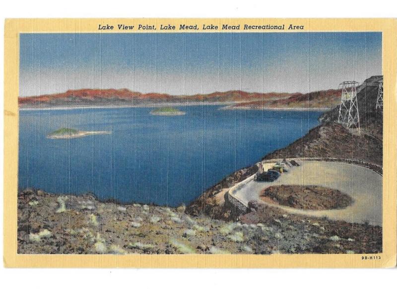 Lake Mead View Point & Power Lines Lake Mead Nevada Recreational