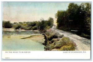 1907 Road to Blomidon Land of Evangeline Nova Scotia Canada Posted Postcard