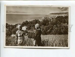 3174139 ITALY SAN REMO girls w/ flowers Vintage photo postcard