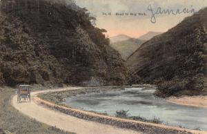 Jamaica Road to Bog Walk Scenic View Antique Postcard J65772