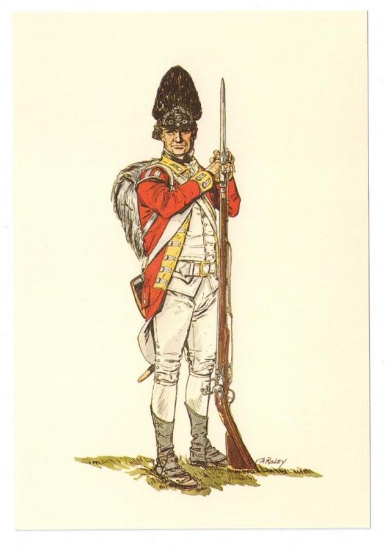 British Grenadier 1779 Tenth Regiment of Foot