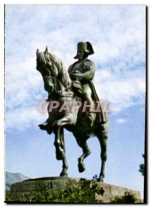 Postcard Modern statue Waterloo Napoleon by Fremiet