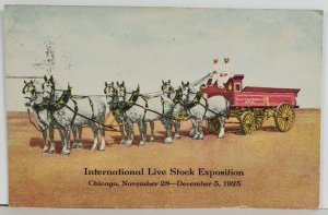 Chicago 1925 Advertising SWIFT & COMPANY Intl Livestock Exposition Postcard Q17