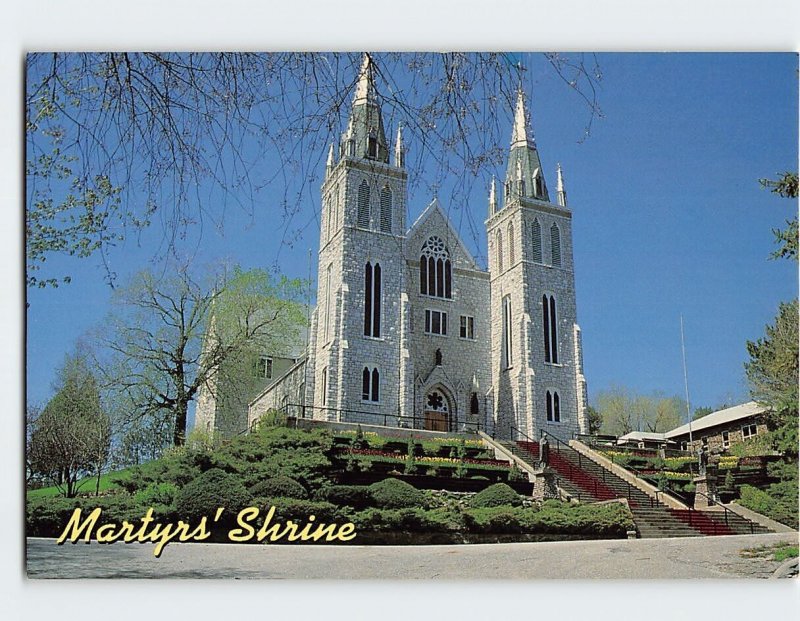 Postcard Martyrs' Shrine, Midland, Canada