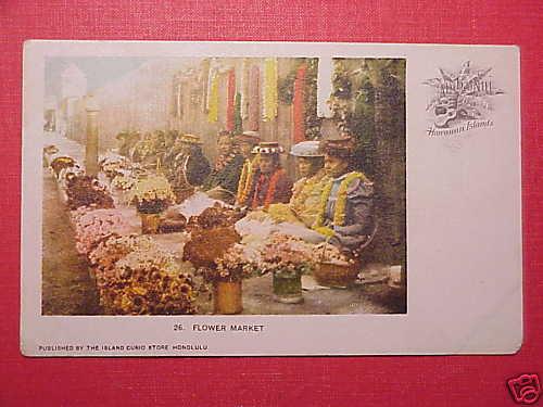 1900's Aloha Nui Hawaiian Islands Flower Market UDVB PMC #26