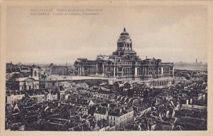 Belgium Brussells Palace Of Justice Panorama