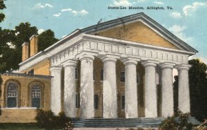 Vintage Postcard 1916 Custis-Lee Mansion Portico Doric Column Arlington Virginia