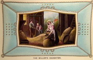 The Miller's Daughter Postcard Women In Farmland Barn Germany Series 3100 Unused