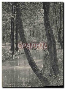 Old Postcard Bois de Vincennes edges of creek & # 39un