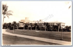K46/ Boca Raton Florida RPPC Postcard c1930s Boca Raon Club House 158