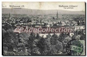 Old Postcard Mulhouse view Gnrale