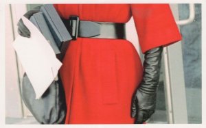 Leather Gloves Women In Control American Sci Fi Fashion Postcard