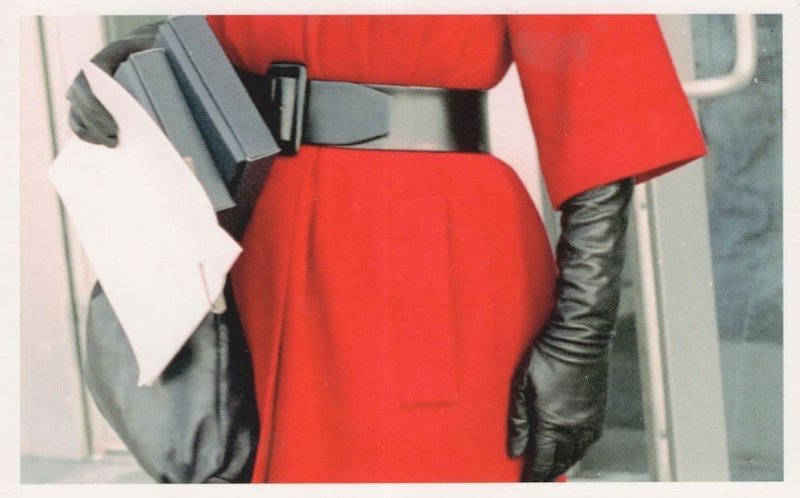 Leather Gloves Women In Control American Sci Fi Fashion Postcard