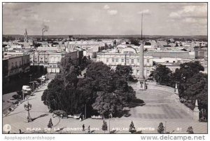 Mexico Aguascalientes Plaza De La Constitution Real Photo RPPC