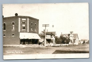 IONIA IA STREET SCENE ANTIQUE REAL PHOTO POSTCARD RPPC