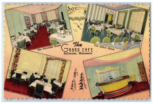 Stillwater Minnesota MN Postcard The Grand Cafe Multiview c1940's Vintage