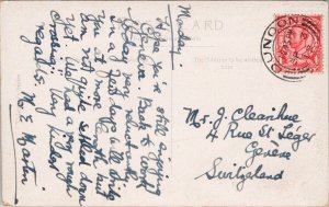 Grammar School Dunoon Scotland Children Students UK c1912 Valentine Postcard H39