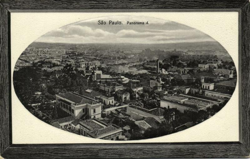 brazil, SÃO PAULO, Panorama 4, Partial View (1910s) Malusardi