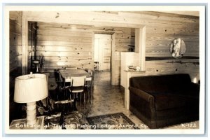 Cottage At Taylor's Fishing Lodge Aurora Kentucky KY Cline RPPC Photo Postcard