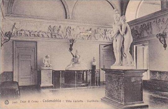 Italy Como Cadenabbia Villa Carlotta Vestibolo