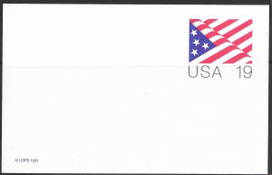 US Unused. Flag.  UX153.  Nice.