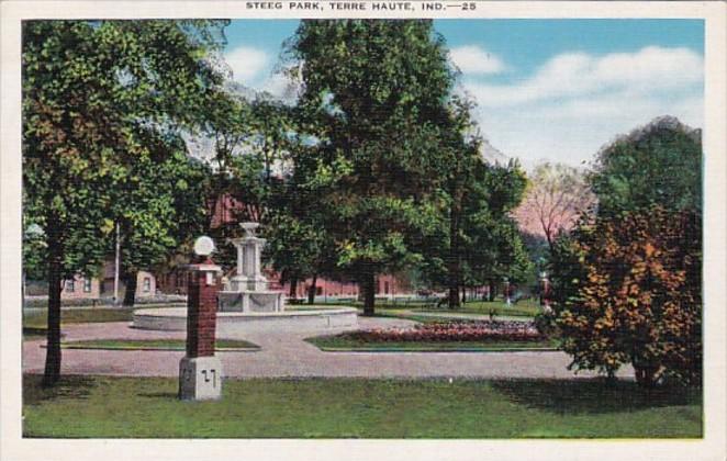 Indiana Terre Haute Scene In Steeg Park