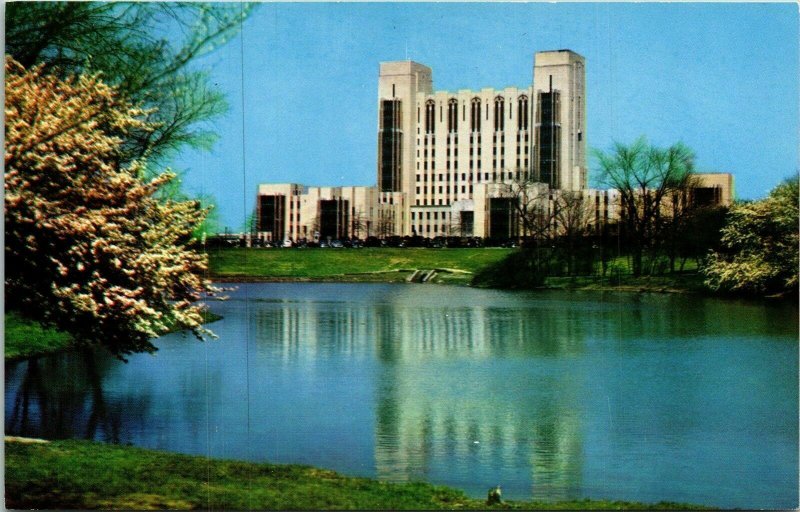 US Naval Hospital Reflection Philadelphia PA Pennsylvania VTG Postcard UNP 