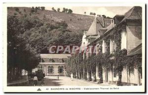 Old Postcard Bagneres de Bigorre Thermal Etabllissement Hi