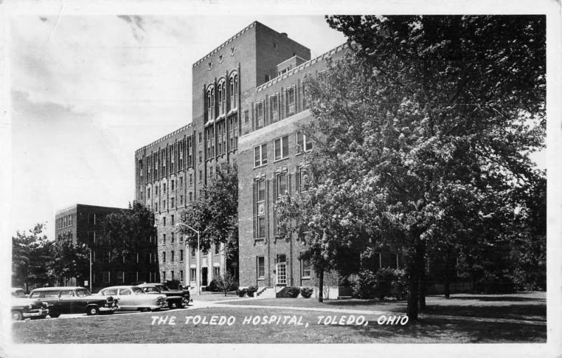 Toledo Ohio Hospital Real Photo Antique Postcard K53063