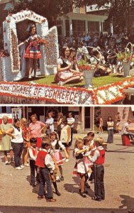 South Dakota TABOR CZECH DAYS Parade Lewis & Clark Lake 60s/70s Vintage Postcard
