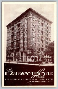 The Lafayette Hotel Postcard - Washington, DC