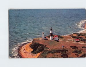 Postcard Montauk Point Lighthouse, Long Island, Montauk, New York