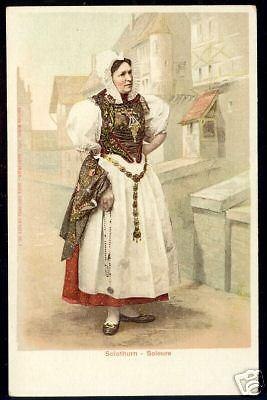 switzerland, SOLOTHURN - SOLEURE, Costumes (ca. 1900)