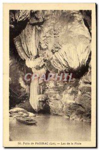 Old Postcard Cave Caves Padirac Pit Lake rain