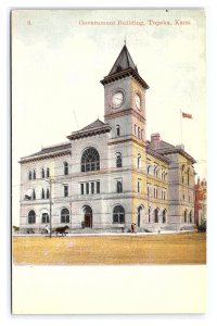 Postcard Government Building Topeka Kans. Kansas