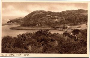 Natal, South Coast South Africa Vintage Postcard H22