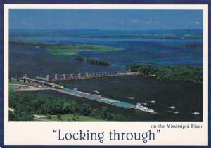 Wisconsin La Crosse Lock & Dam #7 On Mississippi River