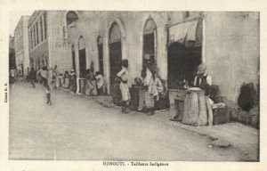 djibouti, DJIBOUTI, Tailleurs Indigènes, Indigenous Tailors (1920s) Postcard