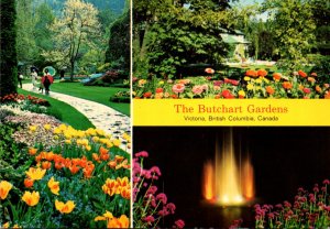 Canada Victoria The Butchart Gardens Multi View