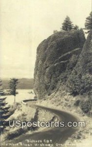 Real Photo Biskops Cap - Columbia River Highway, Oregon OR  