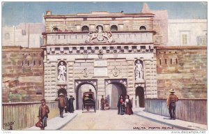 MALTA , Porta Reale , PU-1909 ; TUCK 7090